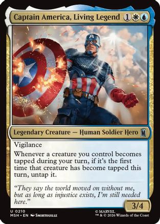 Captain America, Living Legend  [Marvel Super Heroes] Foil