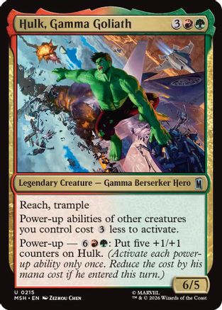 Hulk, Gamma Goliath  [Marvel Super Heroes] Foil