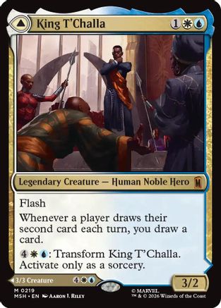 King T'Challa  [Marvel Super Heroes] Foil