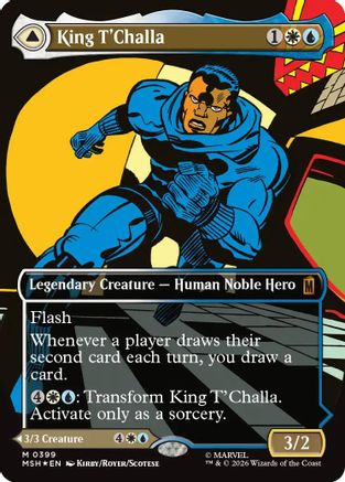 King T'Challa (Borderless) (0399)  [Marvel Super Heroes] Foil
