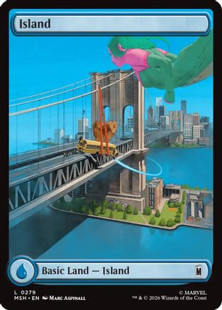 Island (0279)  [Marvel Super Heroes] Foil