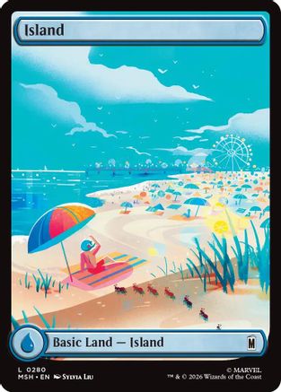Island (0280)  [Marvel Super Heroes] Foil