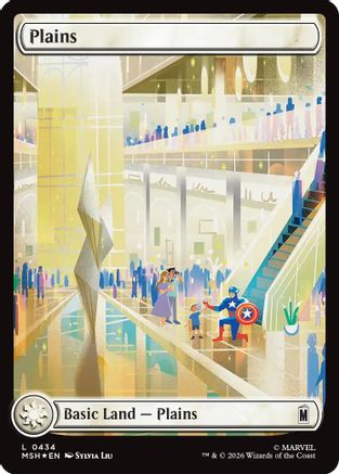 Plains (0434) (Surge Foil)  [Marvel Super Heroes] Foil