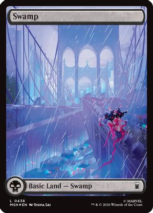 Swamp (0438) (Surge Foil)  [Marvel Super Heroes] Foil