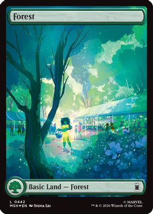 Forest (0442) (Surge Foil)  [Marvel Super Heroes] Foil