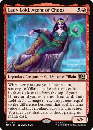 Lady Loki, Agent of Chaos  [Commander: Marvel Super Heroes]