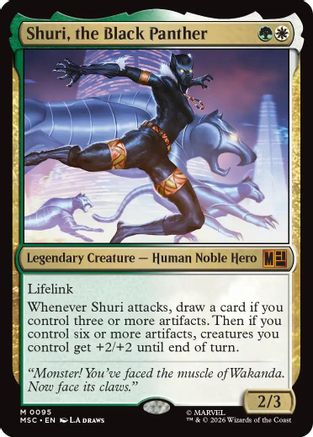 Shuri, the Black Panther  [Commander: Marvel Super Heroes]