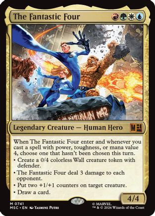 The Fantastic Four  [Commander: Marvel Super Heroes] Foil