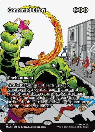 Concerted Effort (Borderless)  [Marvel Universe Eternal-Legal]