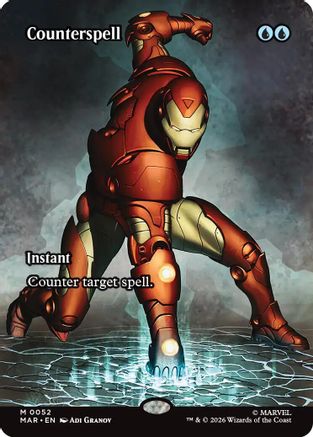 Counterspell (Borderless) (0052)  [Marvel Universe Eternal-Legal]