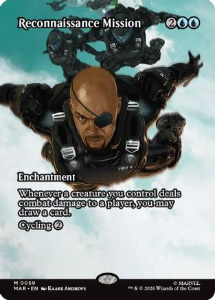 Reconnaissance Mission (Borderless)  [Marvel Universe Eternal-Legal] Foil