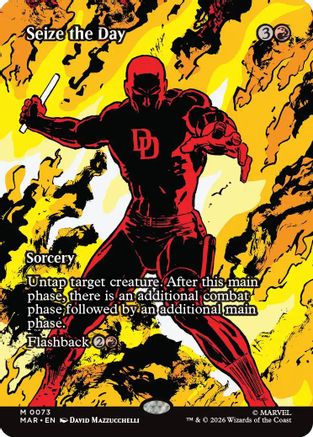Seize the Day (Borderless)  [Marvel Universe Eternal-Legal] Foil