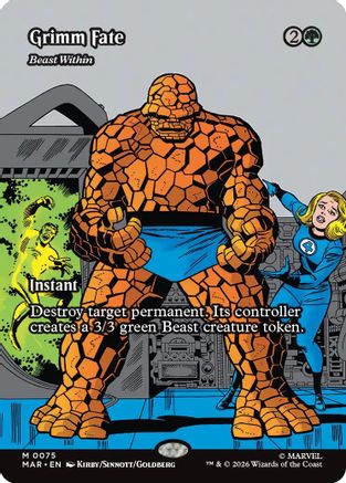 Grimm Fate - Beast Within (Borderless)  [Marvel Universe Eternal-Legal]