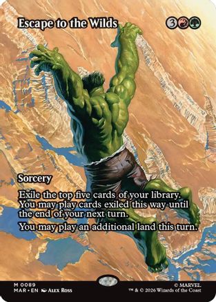 Escape to the Wilds (Borderless)  [Marvel Universe Eternal-Legal]