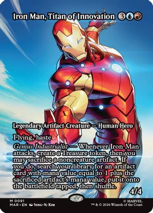 Iron Man, Titan of Innovation (Borderless)  [Marvel Universe Eternal-Legal]