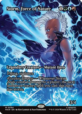 Storm, Force of Nature (Borderless)  [Marvel Universe Eternal-Legal]