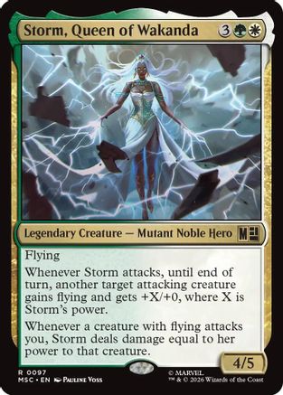 Storm, Queen of Wakanda (Surge Foil)  [Commander: Marvel Super Heroes] Foil
