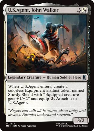 U.S.Agent, John Walker  [Marvel Super Heroes] Foil