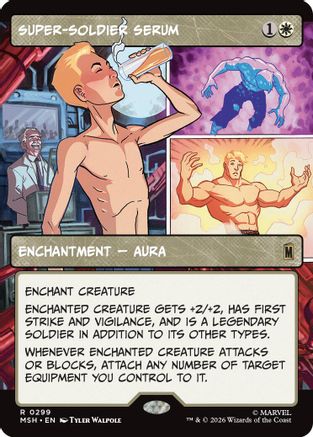 Super-Soldier Serum (Borderless)  [Marvel Super Heroes] Foil
