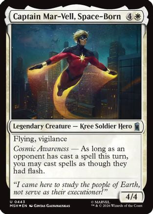 Captain Mar-Vell, Space-Born (Surge Foil)  [Marvel Super Heroes] Foil