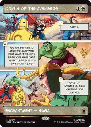 Origin of the Avengers (Borderless)  [Marvel Super Heroes]