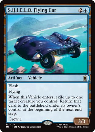 S.H.I.E.L.D. Flying Car  [Marvel Super Heroes]