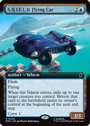 S.H.I.E.L.D. Flying Car (Extended Art)  [Marvel Super Heroes] Foil