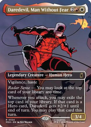 Daredevil, Man Without Fear (Borderless) (0324)  [Marvel Super Heroes]
