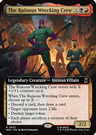 The Ruinous Wrecking Crew (Extended Art)  [Marvel Super Heroes] Foil