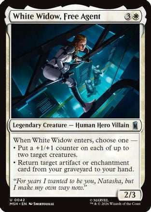 White Widow, Free Agent  [Marvel Super Heroes]