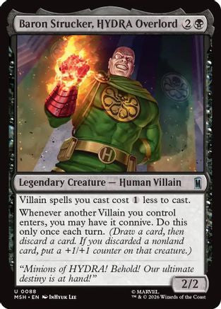 Baron Strucker, HYDRA Overlord  [Marvel Super Heroes] Foil