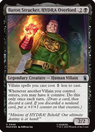 Baron Strucker, HYDRA Overlord (Surge Foil)  [Marvel Super Heroes] Foil