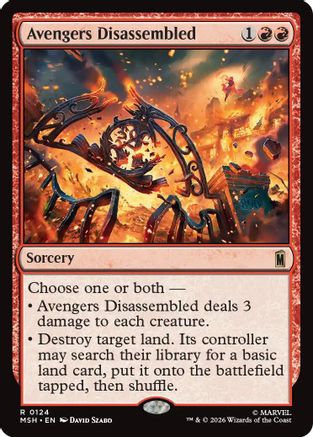 Avengers Disassembled  [Marvel Super Heroes] Foil