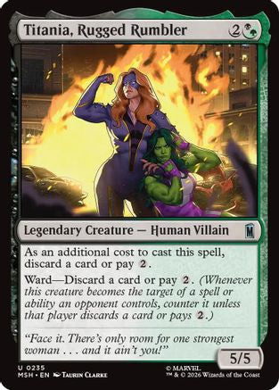 Titania, Rugged Rumbler  [Marvel Super Heroes] Foil