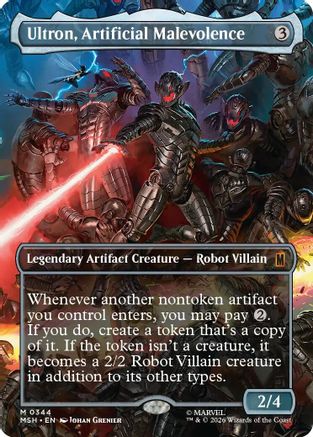 Ultron, Artificial Malevolence (Borderless) (0344)  [Marvel Super Heroes]