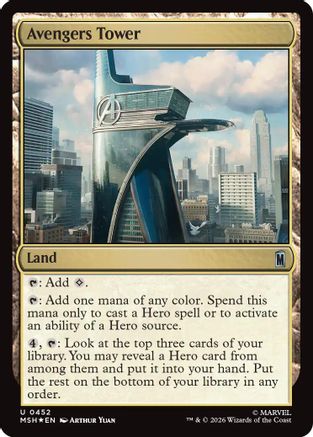 Avengers Tower (Surge Foil)  [Marvel Super Heroes] Foil