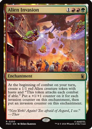 Alien Invasion  [Marvel Super Heroes]