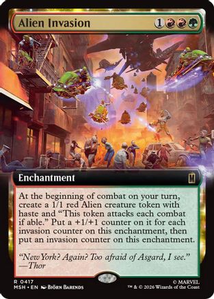 Alien Invasion (Extended Art)  [Marvel Super Heroes] Foil