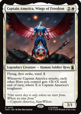 Captain America, Wings of Freedom  [Marvel Super Heroes]