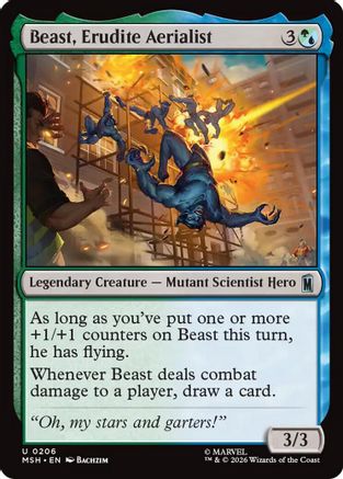 Beast, Erudite Aerialist  [Marvel Super Heroes] Foil