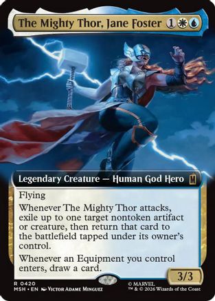 The Mighty Thor, Jane Foster (Extended Art)  [Marvel Super Heroes] Foil