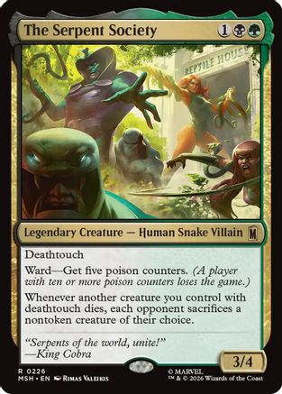 The Serpent Society  [Marvel Super Heroes] Foil