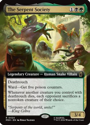 The Serpent Society (Extended Art)  [Marvel Super Heroes] Foil