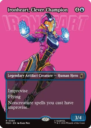 Ironheart, Clever Champion (Borderless)  [Marvel Super Heroes] Foil