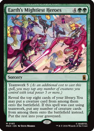 Earth's Mightiest Heroes  [Marvel Super Heroes] Foil