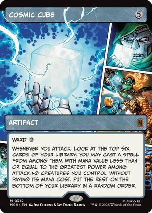 Cosmic Cube (Borderless) (0312)  [Marvel Super Heroes] Foil