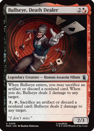 Bullseye, Death Dealer  [Marvel Super Heroes] Foil