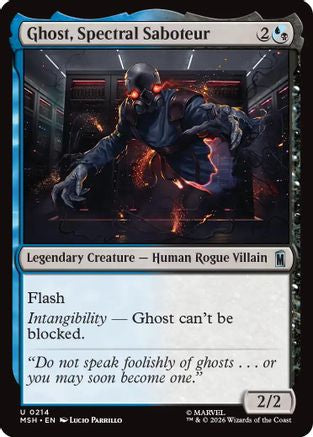 Ghost, Spectral Saboteur  [Marvel Super Heroes]
