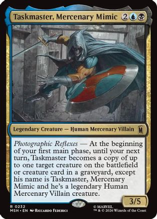 Taskmaster, Mercenary Mimic  [Marvel Super Heroes] Foil