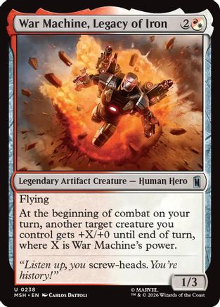War Machine, Legacy of Iron  [Marvel Super Heroes]
